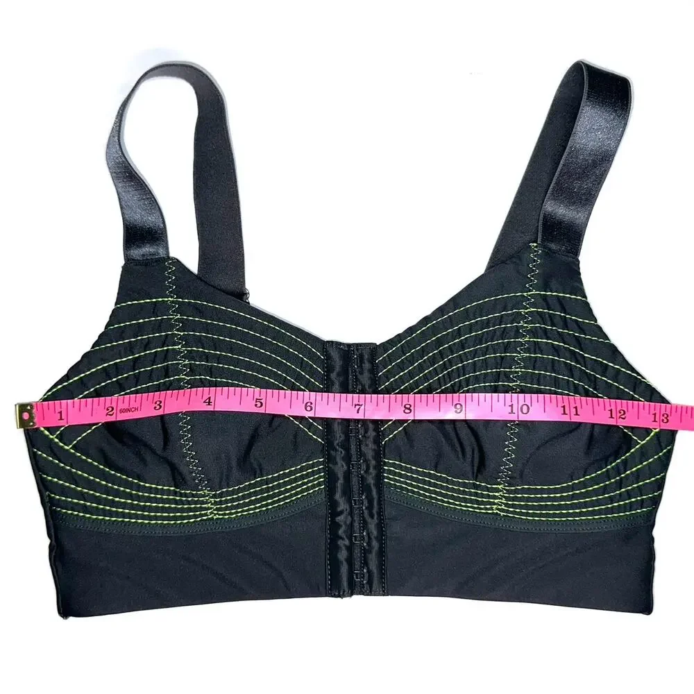 Fabletics Ines Low Impact Sports Bra in Night Shade/Neon Size XS